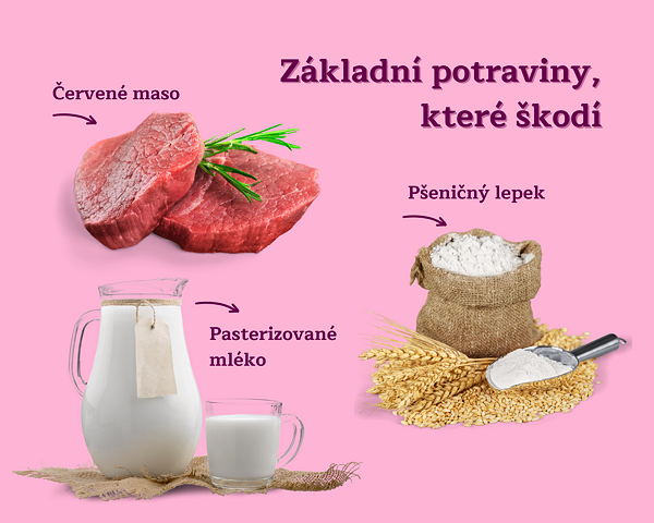 základní potraviny, které škodí